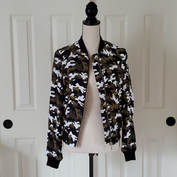 MICHAEL Michael Kors Jackets & Blazers - NWT Michael Kors Camo Jacket